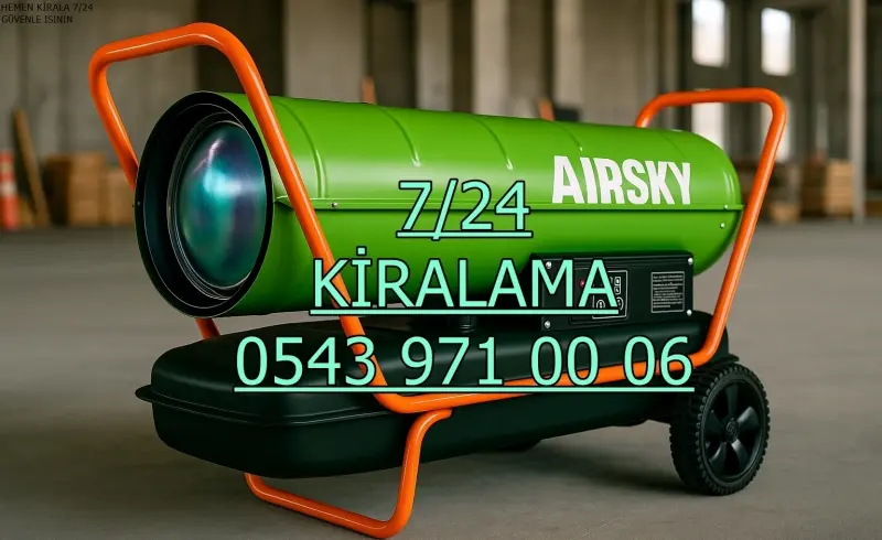 Küçükçekmece ve Seyhan ve Pendik ISIMAK ISITICI KİRALAMA