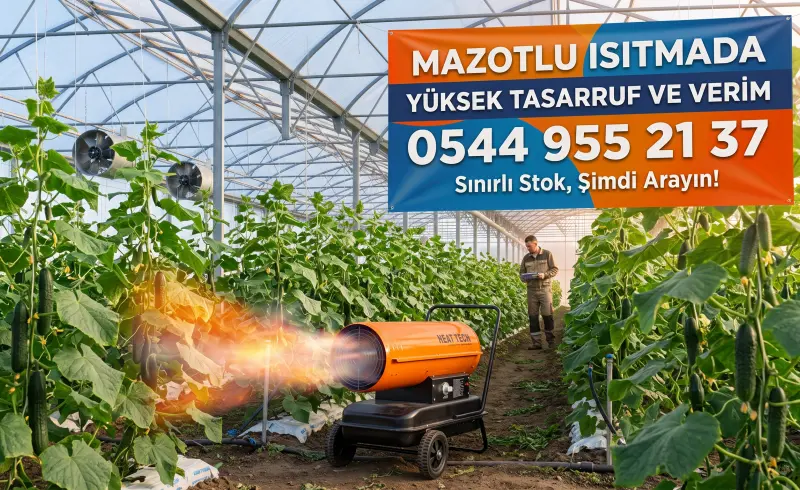 Ankara Kalecik Sera Mazotlu Isıtıcısı Isıtma Makinesi Kiralama